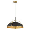 Minka-Lavery - 18314-880 - Four Light Pendant - Yorkshire - Dark Matte Black
