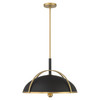 Minka-Lavery - 18314-880 - Four Light Pendant - Yorkshire - Dark Matte Black