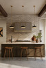 Minka-Lavery - 18314-880 - Four Light Pendant - Yorkshire - Dark Matte Black