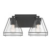 Minka-Lavery - 17642-899 - Two Light Vanity - Lorenth - Dark Matte Black