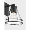 Minka-Lavery - 17641-899 - One Light Bath Sconce - Lorenth - Dark Matte Black