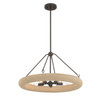 Minka-Lavery - 17115-860 - Five Light Pendant - Aeris - Dark Bronze