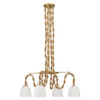 Minka-Lavery - 16066-732 - Four Light Pendant - Cordn - Legacy Brass