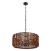 Minka-Lavery - 12954-860 - Four Light Pendant - Beaudelle - Dark Bronze