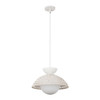Alora - PD490114WHOP - One Light Pendant - Perth - White/Opal Glass