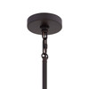 Minka-Lavery - 12455-860 - Six Light Pendant - Esbelta - Dark Bronze