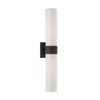 Minka-Lavery - 12122-899 - Two Light Bath Bar - Delgada - Dark Matte Black