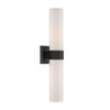 Minka-Lavery - 12122-899 - Two Light Bath Bar - Delgada - Dark Matte Black