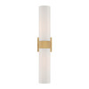 Minka-Lavery - 12122-732 - Two Light Bath Bar - Delgada - Legacy Brass