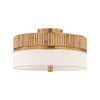 Minka-Lavery - 12054-732 - Three Light Semi-Flush Mount - Nebri - Legacy Brass