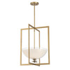 Minka-Lavery - 10256-732 - Three Light Pendant - Elowen - Legacy Brass