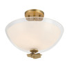 Minka-Lavery - 10255-732 - Three Light Semi-Flush Mount - Elowen - Legacy Brass