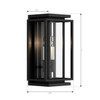 Minka-Lavery - 78603-899 - Two Light Outdoor Wall Sconce - Stratford - Dark Matte Black