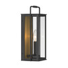Minka-Lavery - 78501-877 - One Light Outdoor Wall Sconce - Aberdeen - Sand Coal Black