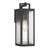 Minka-Lavery - 78201-899 - One Light Outdoor Wall Sconce - Edgewood - Dark Matte Black