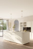 Minka-Lavery - 19414-84 - One Light Pendant - Elaris - Brushed Nickel