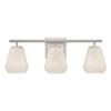 Minka-Lavery - 14373-84 - Three Light Vanity - Siena - Brushed Nickel