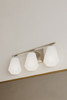 Minka-Lavery - 14373-84 - Three Light Vanity - Siena - Brushed Nickel