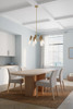 Minka-Lavery - 14265-732 - Five Light Chandelier - Vantrel - Legacy Brass