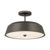 Minka-Lavery - 12625-868 - Three Light Semi-Flush Mount - Trellwyn - Plated Dark Bronze