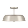 Minka-Lavery - 12625-84 - Three Light Semi-Flush Mount - Trellwyn - Brushed Nickel