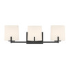 Minka-Lavery - 12433-899 - Three Light Vanity - Mirelle - Dark Matte Black