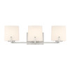 Minka-Lavery - 12433-84 - Three Light Vanity - Mirelle - Brushed Nickel