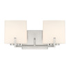 Minka-Lavery - 12432-84 - Two Light Vanity - Mirelle - Brushed Nickel
