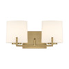 Minka-Lavery - 12432-732 - Two Light Vanity - Mirelle - Legacy Brass