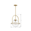 Minka-Lavery - 11895-732 - One Light Pendant - Coralyn - Legacy Brass