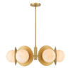 Minka-Lavery - 10386-732 - Six Light Pendant - Olenne - Legacy Brass