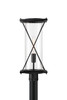 Minka-Lavery - 77605-899 - One Light Outdoor Post Mount - Rockhill - Dark Matte Black