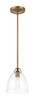 Minka-Lavery - 5711-876 - One Light Pendant - Sommersby - Legacy Brass