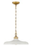 Minka-Lavery - 3935-879 - One Light Pendant - Crowne - Off White Cream