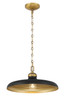 Minka-Lavery - 3935-876 - One Light Pendant - Crowne - Dark Matte Black