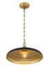Minka-Lavery - 3935-876 - One Light Pendant - Crowne - Dark Matte Black