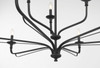 Minka-Lavery - 3829-899 - Nine Light Chandelier - Velena - Dark Matte Black