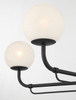 Minka-Lavery - 3795-899 - Five Light Chandelier - Whitehall - Dark Matte Black