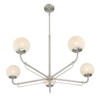 Minka-Lavery - 3795-84 - Five Light Chandelier - Whitehall - Brushed Nickel