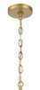 Minka-Lavery - 3786-732 - Six Light Pendant - Shimmer - Legacy Brass