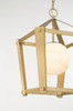 Minka-Lavery - 3784-732 - One Light Pendant - Shimmer - Legacy Brass