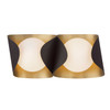 Minka-Lavery - 3772-855 - Two Light Vanity - Flare - Dark Bronze