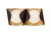 Minka-Lavery - 3772-855 - Two Light Vanity - Flare - Dark Bronze