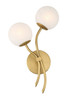 Minka-Lavery - 3742-732 - Two Light Wall Sconce - Curven - Legacy Brass