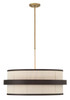 Minka-Lavery - 3686-886 - Six Light Pendant - Harbor Wrap - Dark Bronze