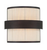Minka-Lavery - 3682-886 - Two Light Wall Sconce - Harbor Wrap - Dark Bronze
