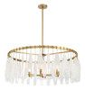 Minka-Lavery - 3626-732 - Six Light Pendant - Willow - Legacy Brass
