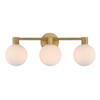 Minka-Lavery - 2993-732 - Three Light Vanity - Fenton - Legacy Brass