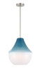 Minka-Lavery - 292-84 - One Light Pendant - Pacific - Brushed Nickel