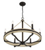 Minka-Lavery - 2626-860 - Six Light Chandelier - Sonoma - Dark Bronze